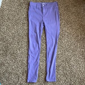 kids purple jeggings